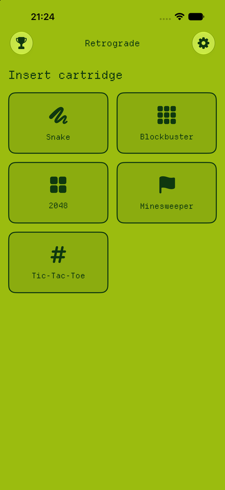 Retrograde, a game built by App314